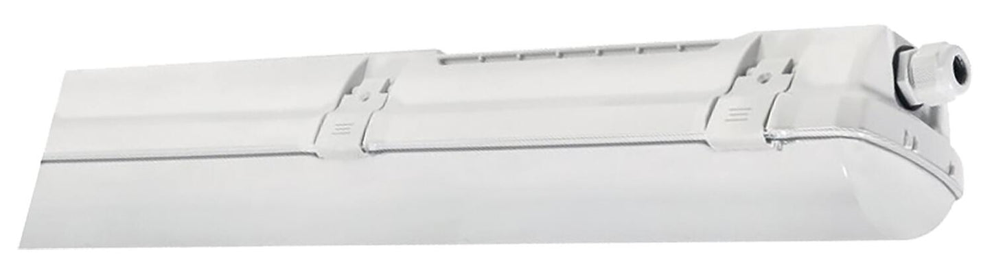 Luminaire LED étanche à l'humidité MISTRALbasic 1500 mm, max. 54 W, 4000 K, dépoli