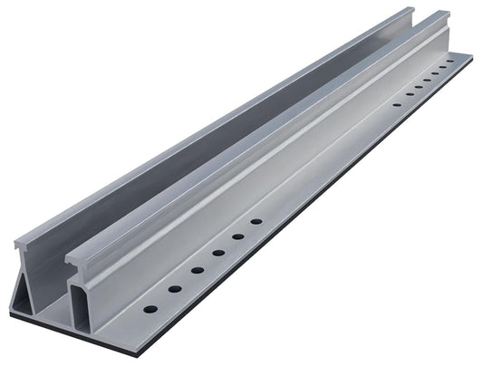 Rail trapézoïdal en tôle d'aluminium HK l=375 26, longueur 375 mm, perçage 26x5 mm