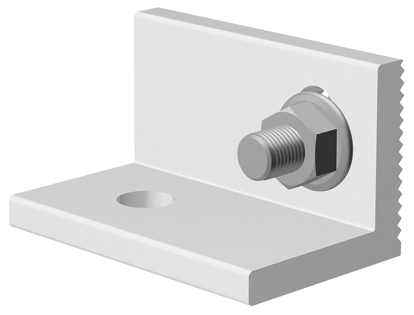 60mm angle bracket, M10 complete