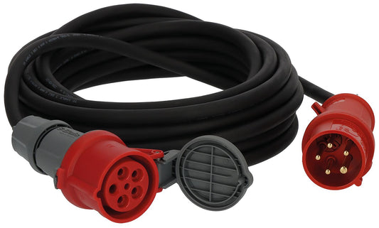 Câble d'extension de 10 m avec inverseur de phase H07RN-F5G2.5 CEE400V/16A<ip44></ip44>