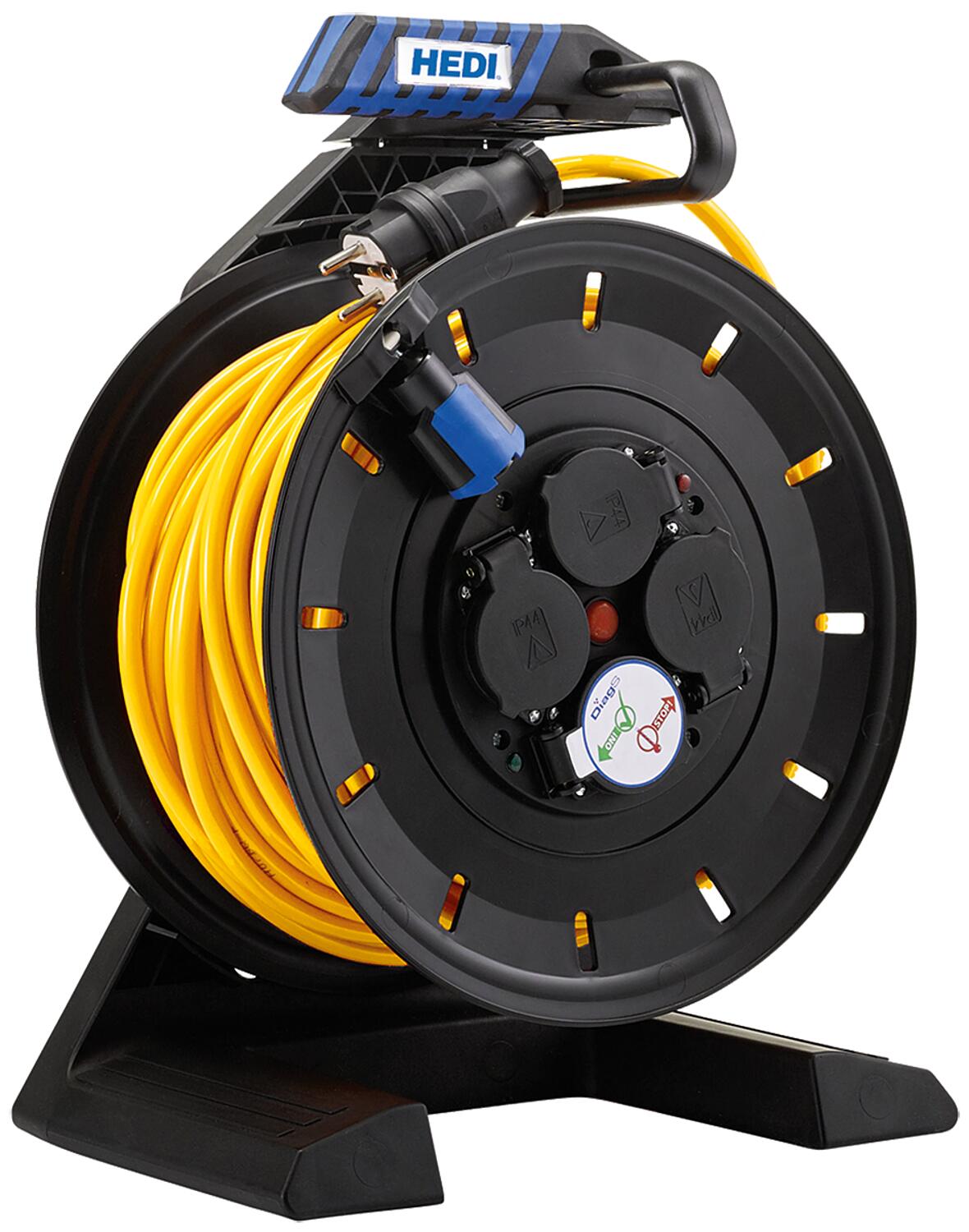 All-plastic cable reel Generation 7 Champion armored cable H07BQ-F 3G1.5 length 40 m