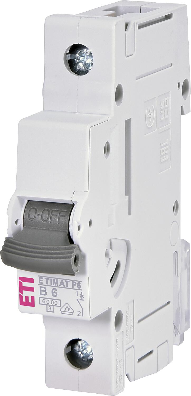 Etimat 6, 1p, B6 circuit breaker
