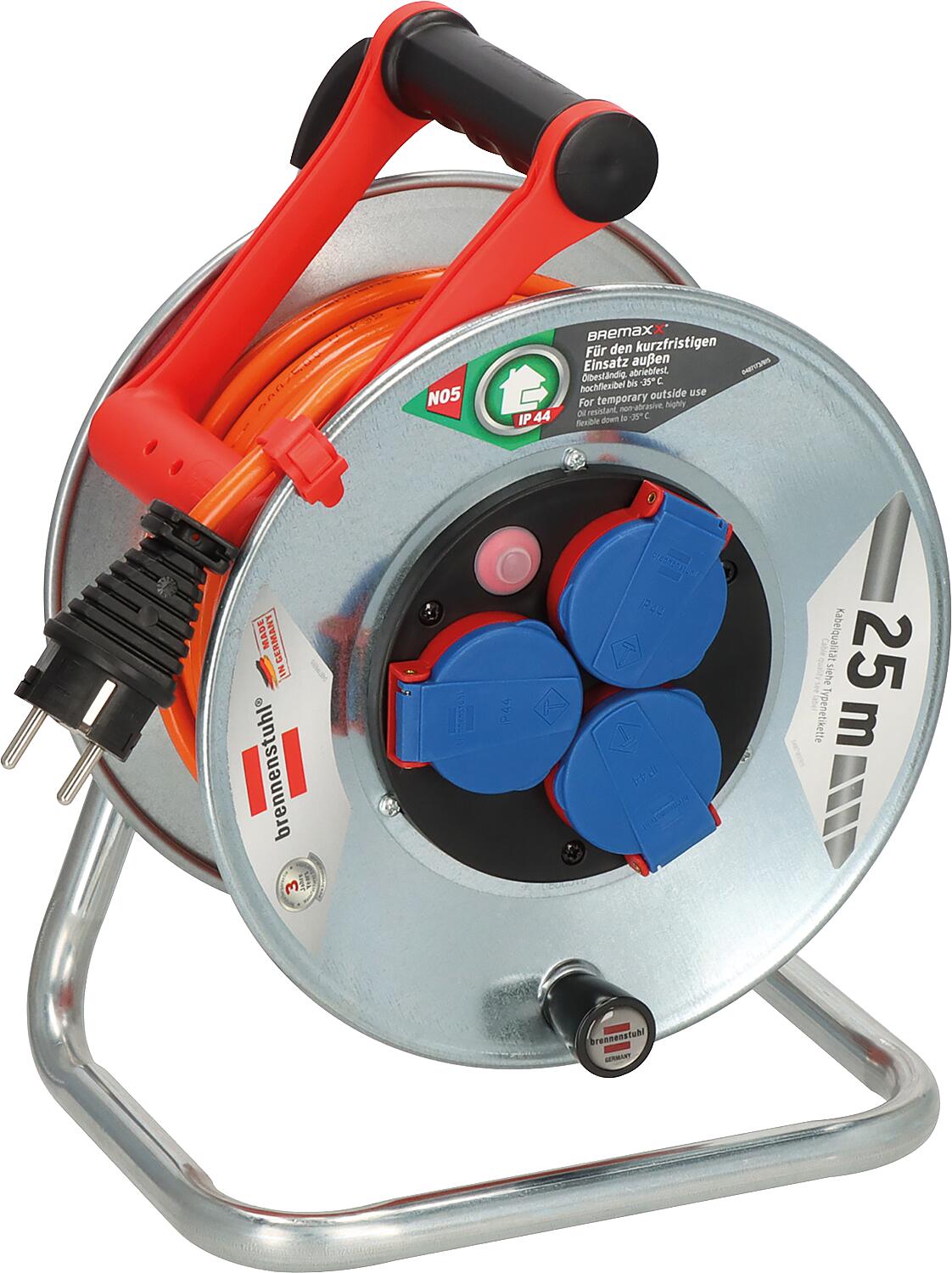 Garant S IP44 cable drum 25m AT-N05V3V3-F 3G1.5