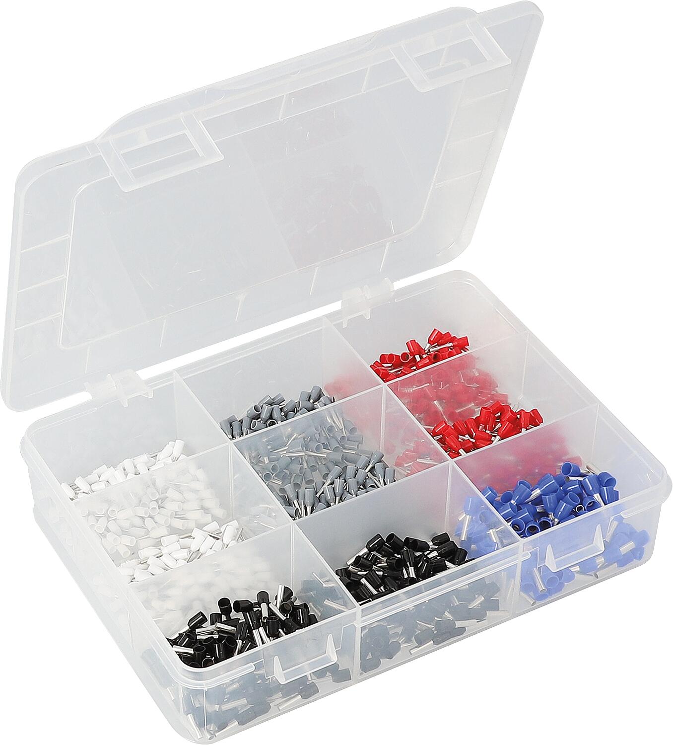 Assortiment de manchons d'extrémité de fil WKK, 900 pièces. 5431312