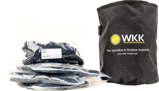 Assortiment de 100 pinces de ceinture avec pochette de ceinture