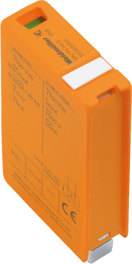 Weidmüller Ersatzableiter für Überspannungsschutz Typ I + II, VPU PV l+ ll 0 1000