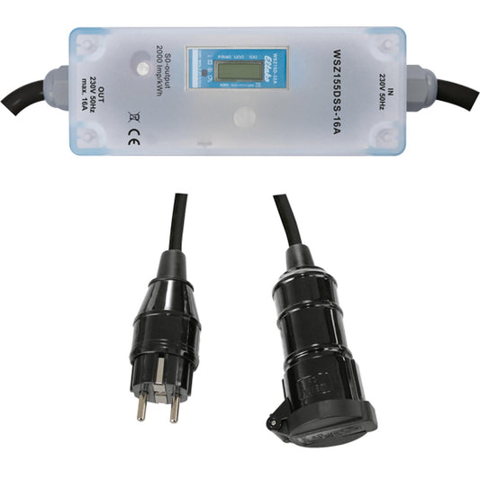 Mobiler Wechselstromzähler Schuko