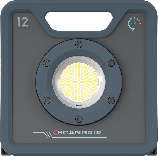 LED work light scangrip® NOVA 12 for LIFE, construction spotlight, 81 W