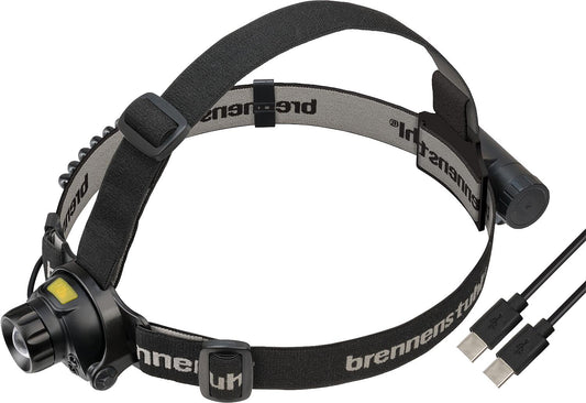 Brennenstuhl® LuxPremium SL 401 AF rechargeable LED headlamp, 3.7 V with 2.6 Ah battery