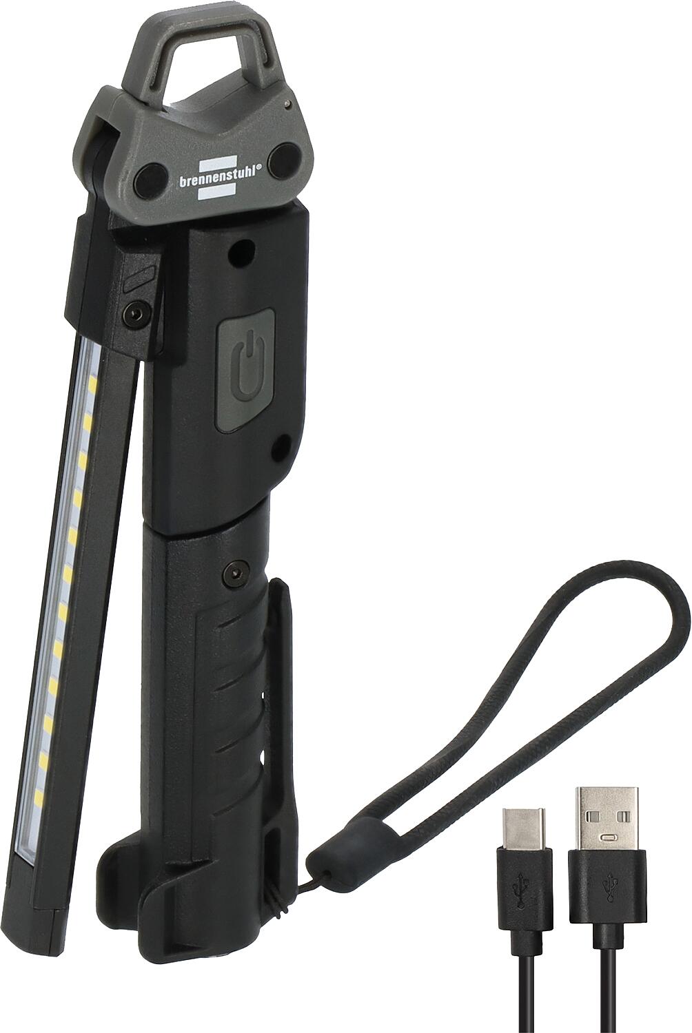 Brennenstuhl® HL 400 AC rechargeable LED hand lamp, 3.7 V with 0.8 Ah battery