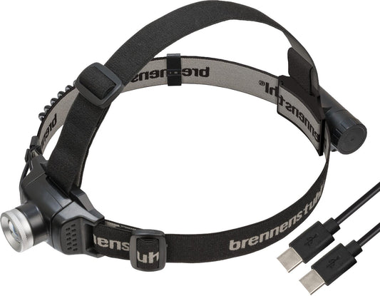 Brennenstuhl® LuxPremium KL 251 AF rechargeable LED headlamp, 3.7 V with 2.6 Ah battery