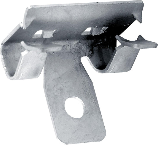 Colliers de support pour suspensions par câble et chaîne de 8 à 14 mm, trou Ø 6,5 mm, clips en E AH-814, horizontaux