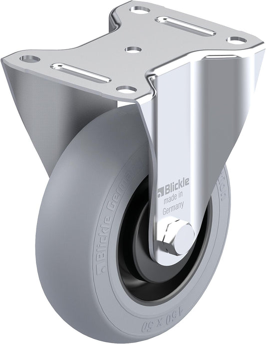 BLICKLE swivel caster, sheet steel, B-POES 100K-SG, wheel diameter 100mm