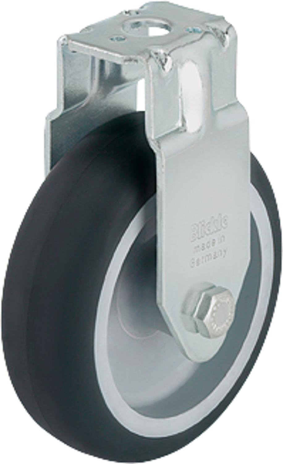 Swivel caster BRA-TPA 50G, load capacity 50 kg, wheel diameter 50 mm, back hole diameter 11 mm