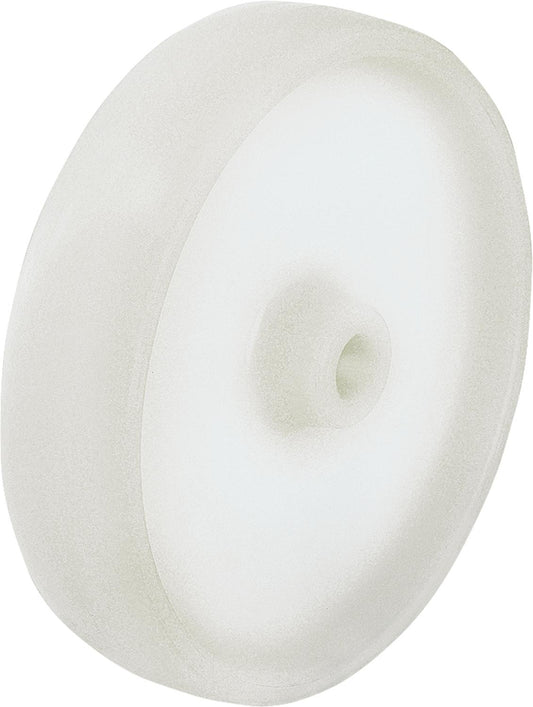 Plastic wheel made of polyamide PO 80/12G, load capacity 220kg, wheel Ø 80mm, axle hole Ø 12mm