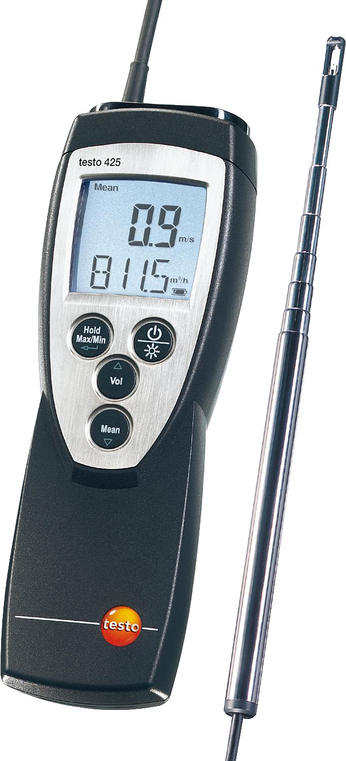 Testo 425 mit Teleskop-Sonde