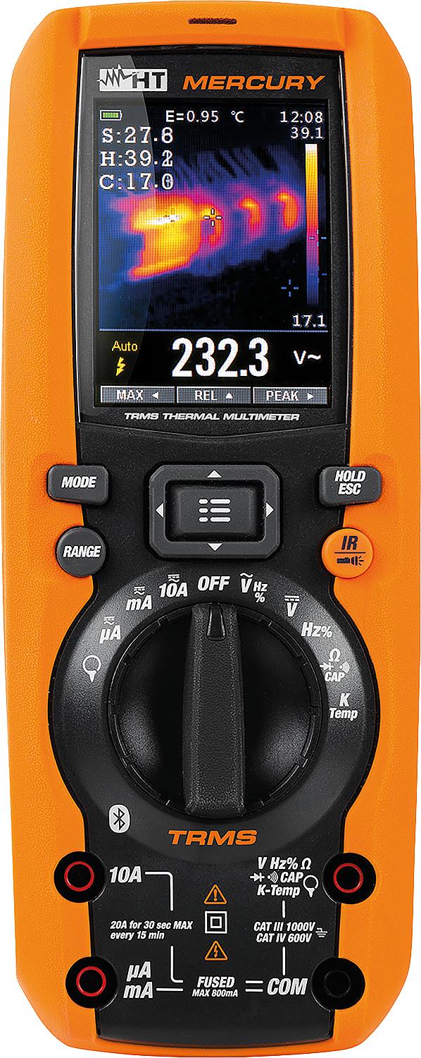 Multimeter HT Mercury CAT III, 1000V with thermal imaging camera