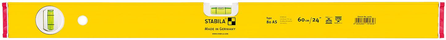 Niveau à bulle Stabila Type 80 AS, 30 cm