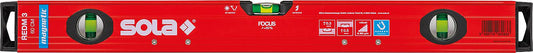 Sola RED M aluminum spirit level, measuring length 600 mm, 3 vials