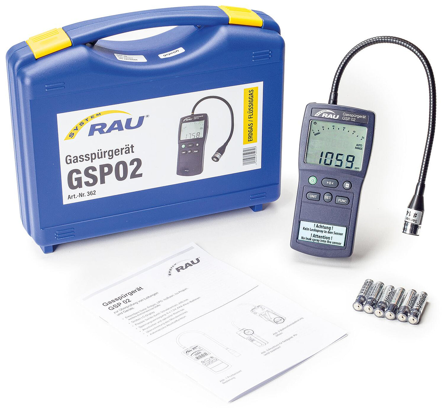 Gas leak detector GSP 02 Rau