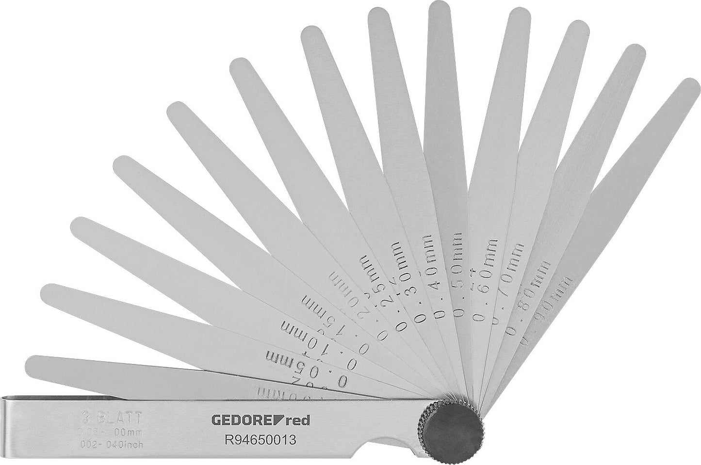 GEDORE red feeler gauge set