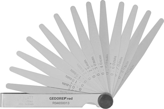 Jeu de jauges d'épaisseur rouges GEDORE