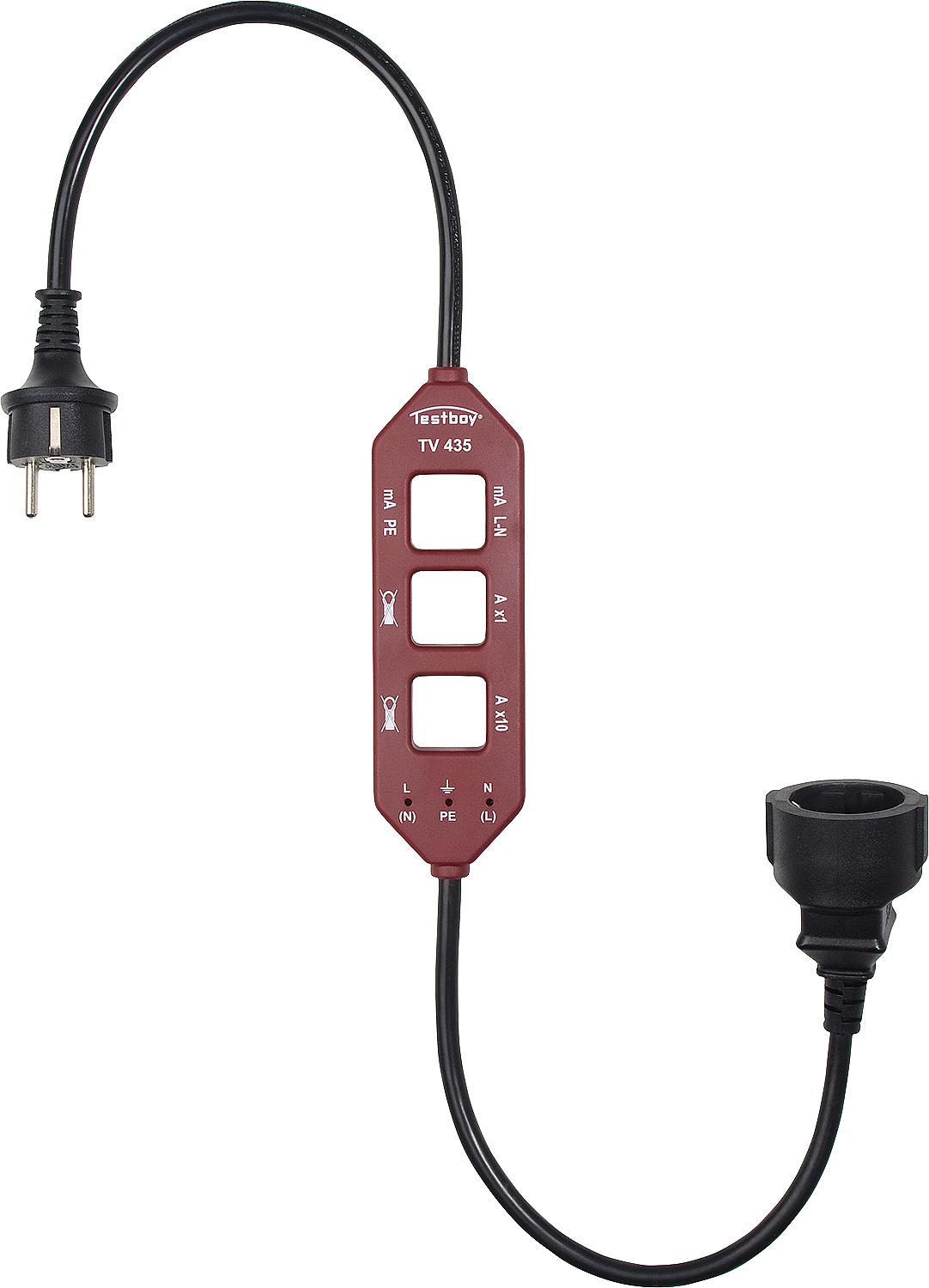 Current measuring adapter Testboy TV435, CATIII, 300V