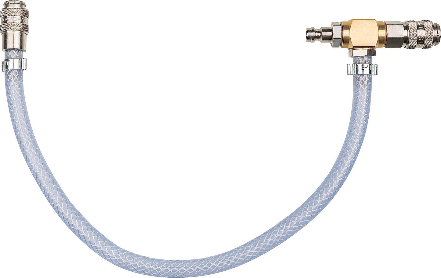 Y-splitter with hose