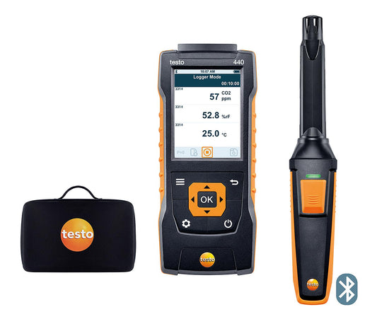 testo 440 CO₂ set with Bluetooth®