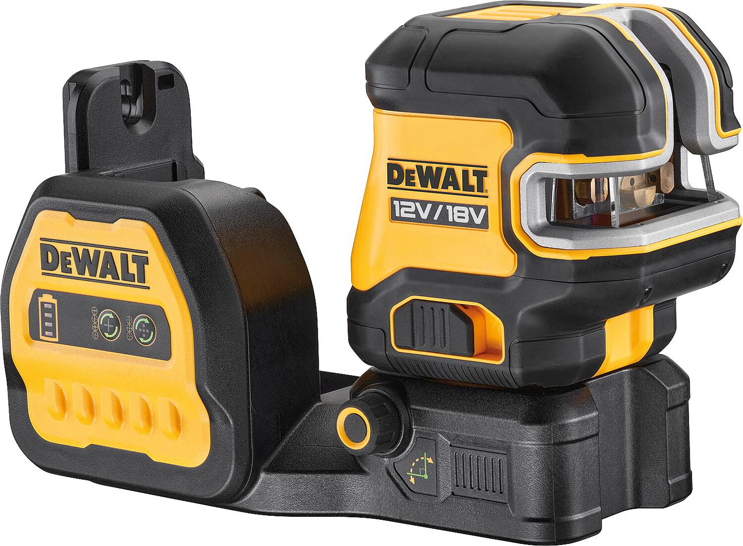 DeWALT 18V DCE825NG18-XJ 5-point cordless cross line laser, green, without batteries and charger
