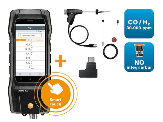 Exhaust gas analyzer testo 300SE Set-BT 0564 3004 06