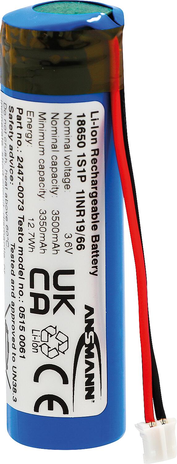 Replacement battery 3.7V 3500 mAh testo 0515 5061
