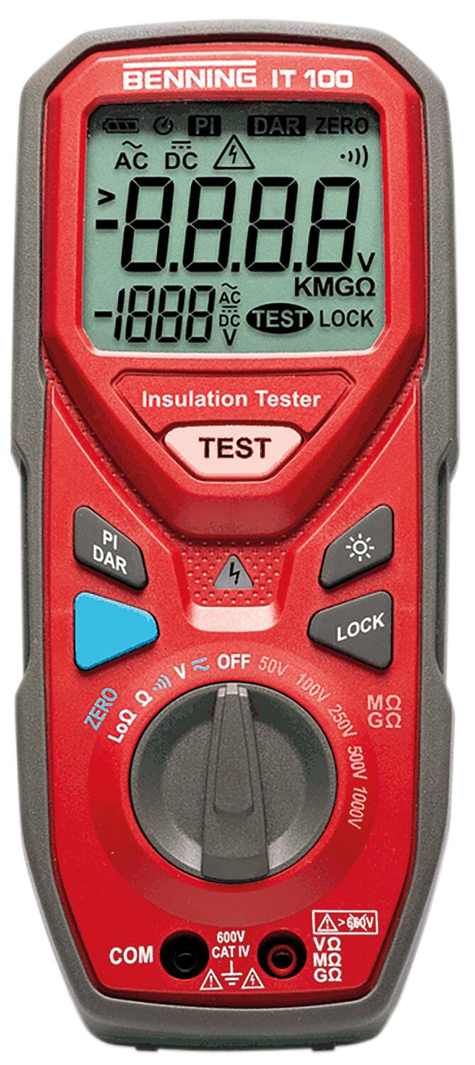 Benning IT 100 insulation and resistance measuring device