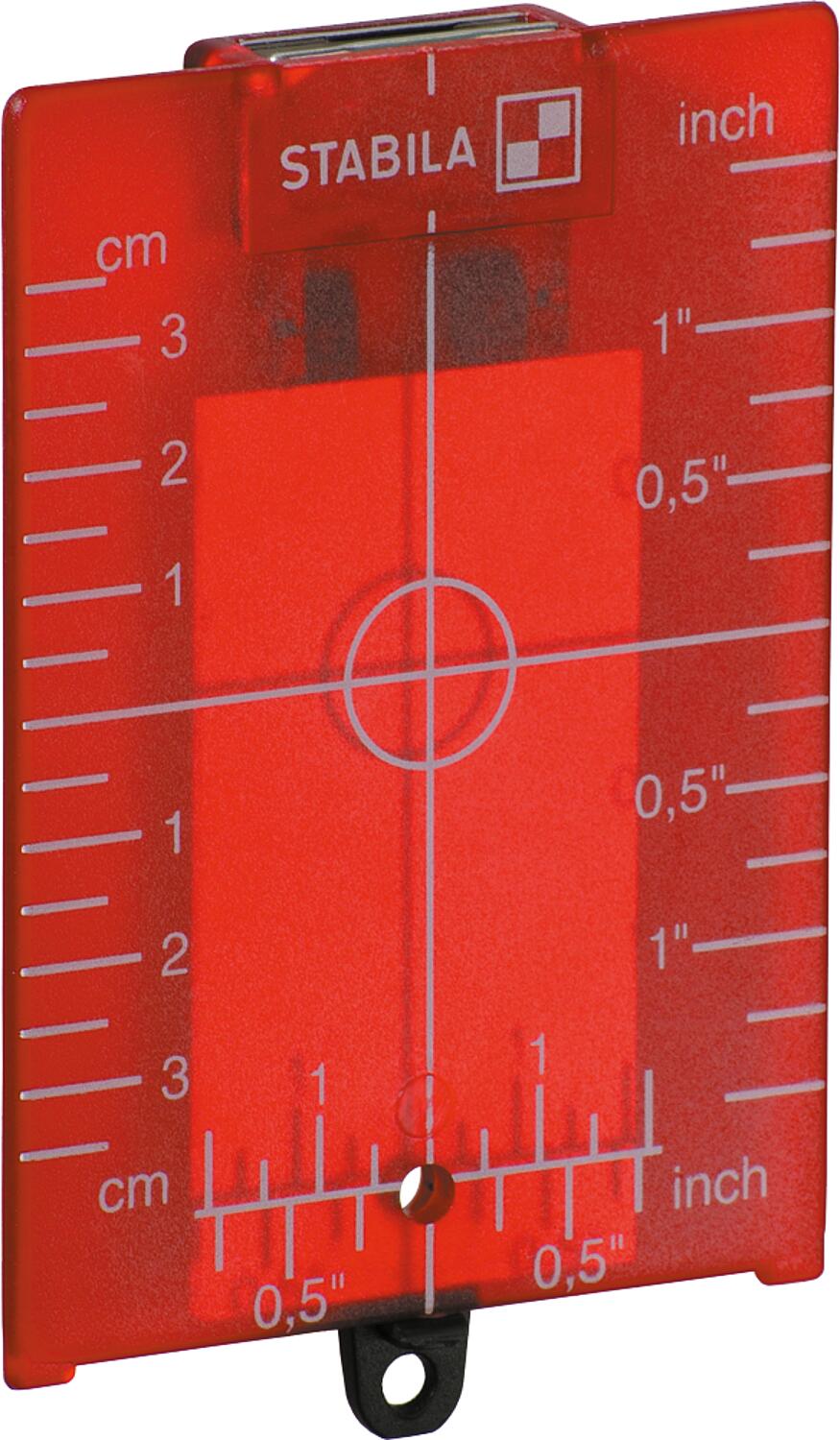 Stabila ZP target plate, red