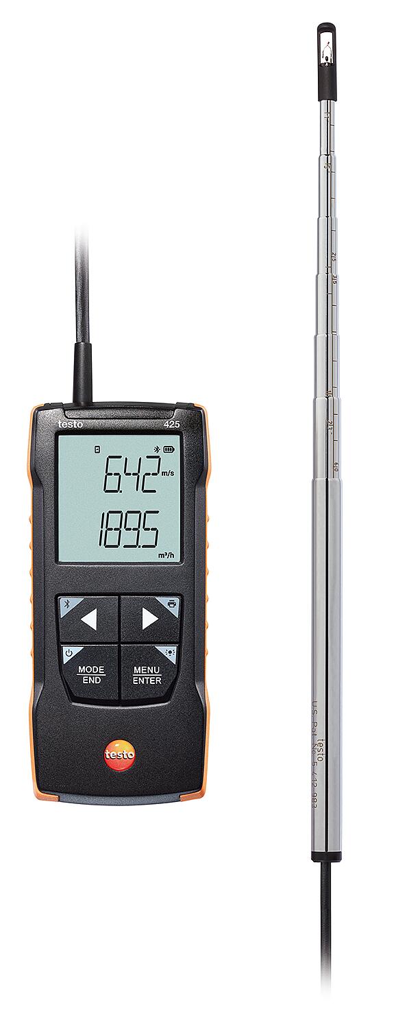 Hot wire anemometer Testo 425, 0563 0425