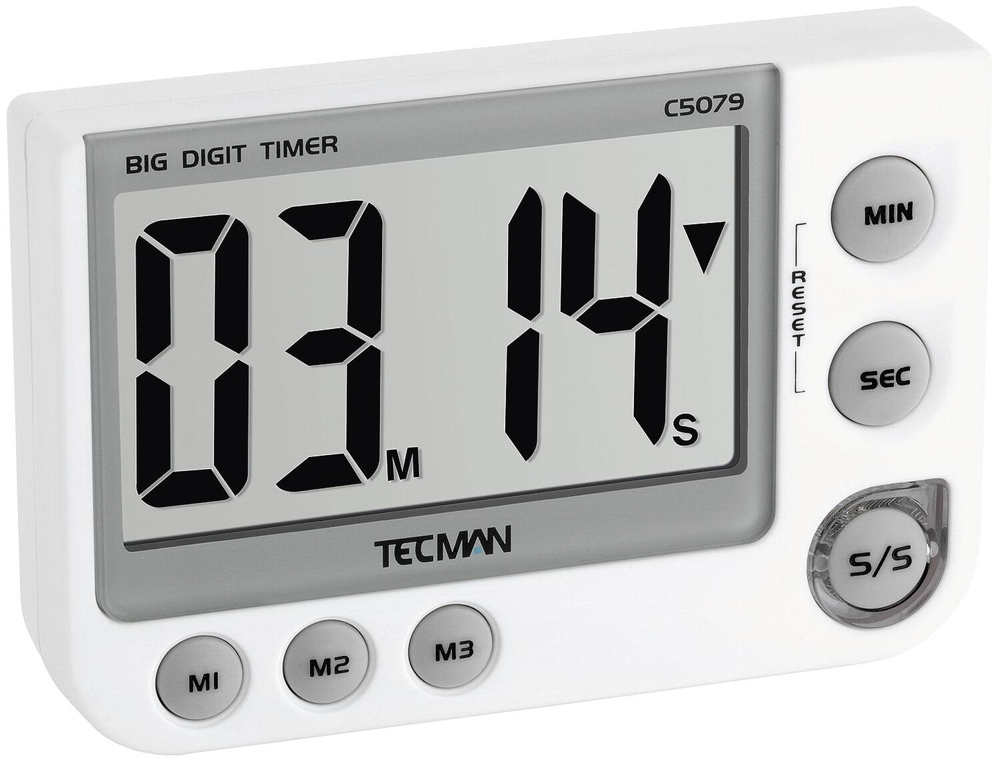 Timer, weiss bis 99 Min 59 Sek. 38.202460 x 90 x 20 mm