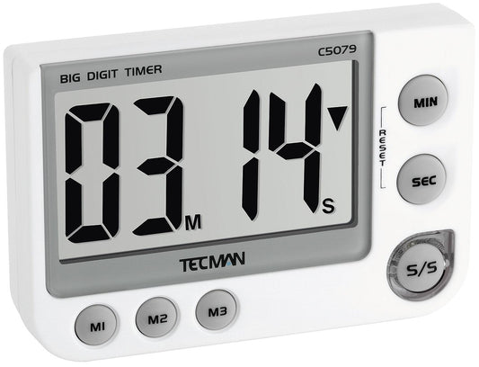 Timer, white up to 99 min 59 sec. 38.202460 x 90 x 20 mm