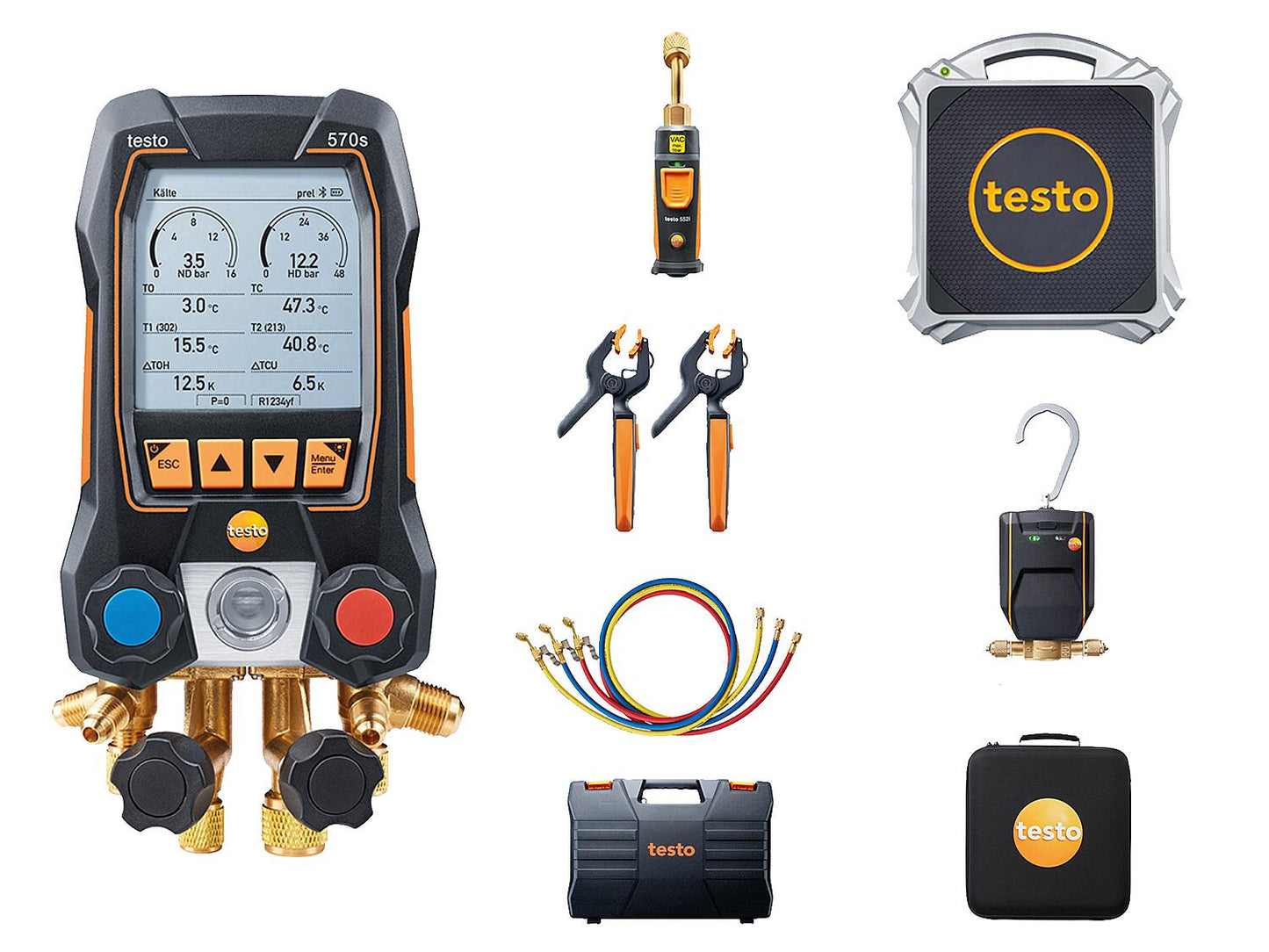 Climate measuring instrument testo 570s Heat pump professional set 0564 5002