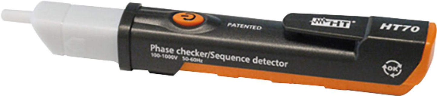 Non-contact voltage tester HT70C with phase sequence detection