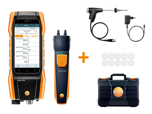Exhaust gas analyzer testo 300 Profile Set Plus, 0564 3004 14