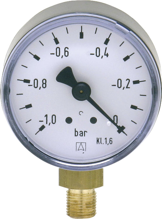 Vakuummeter 50 durch 1/8" unten -1-0 bar