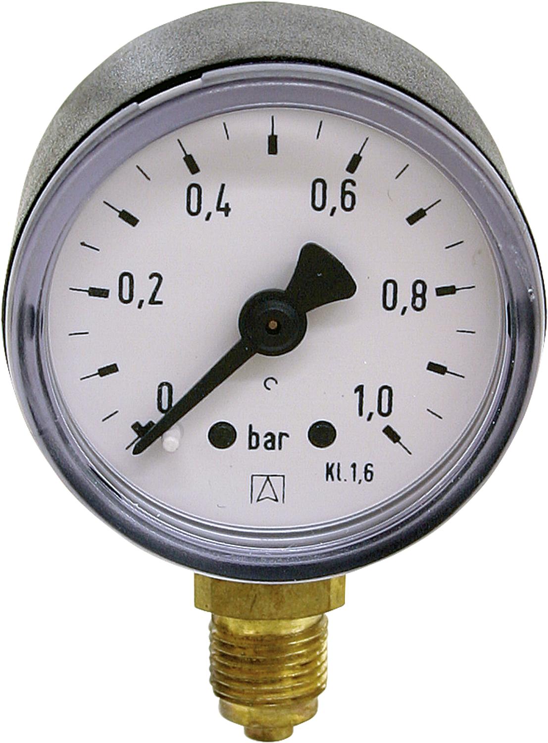 Pressure gauge -1/0 bar 40 mm G1/8