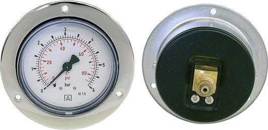 Manom.Stahlblechg.0-10bar63mmÝG1/4