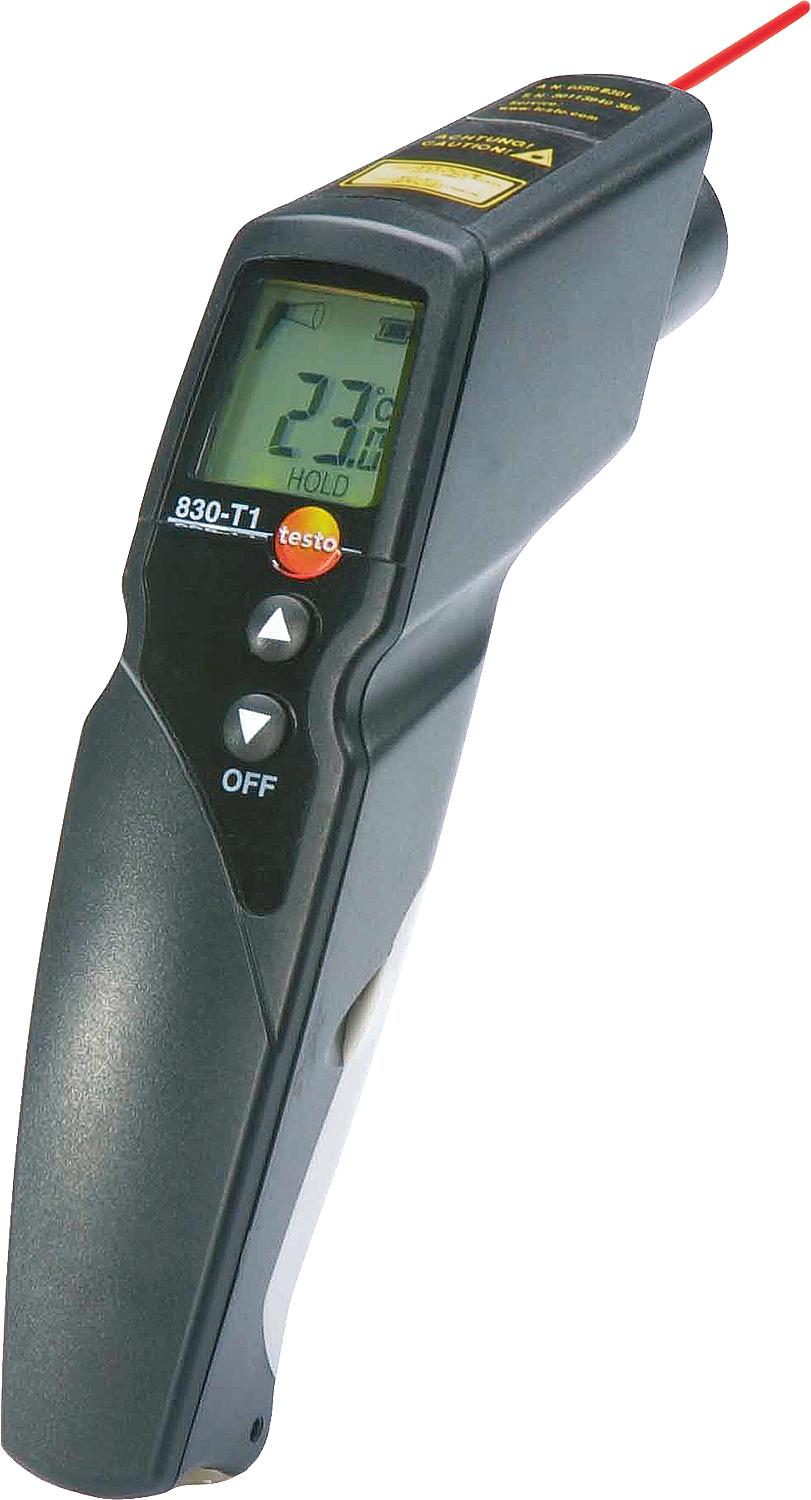 Infrared thermometer Testo 830-T1 1-point laser measuring spot marking
