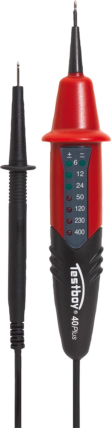 Zweipoliger Spannungsprüfer 6V 400V Gleich und Wechselspannung Testboy 40Plus