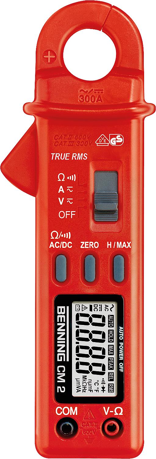 BENNING CM2 digital current clamp for DC and AC current measurement