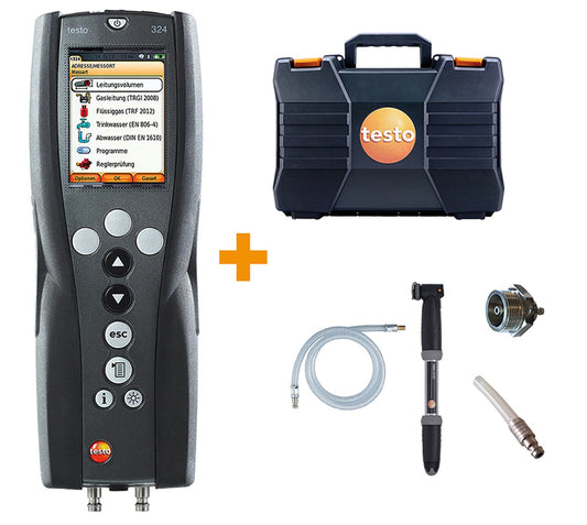 testo 324 pressure and leakage meter basic set