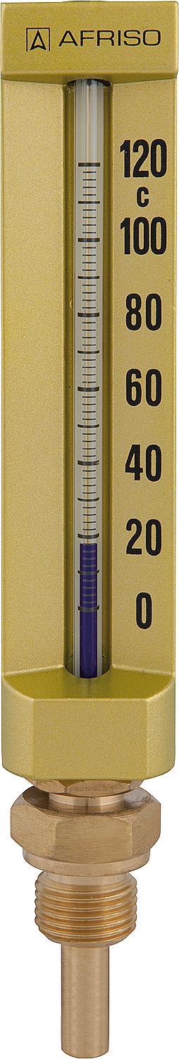 Machine thermometer VMTh 110 0/120°C 40mm, G1/2B MS Straight