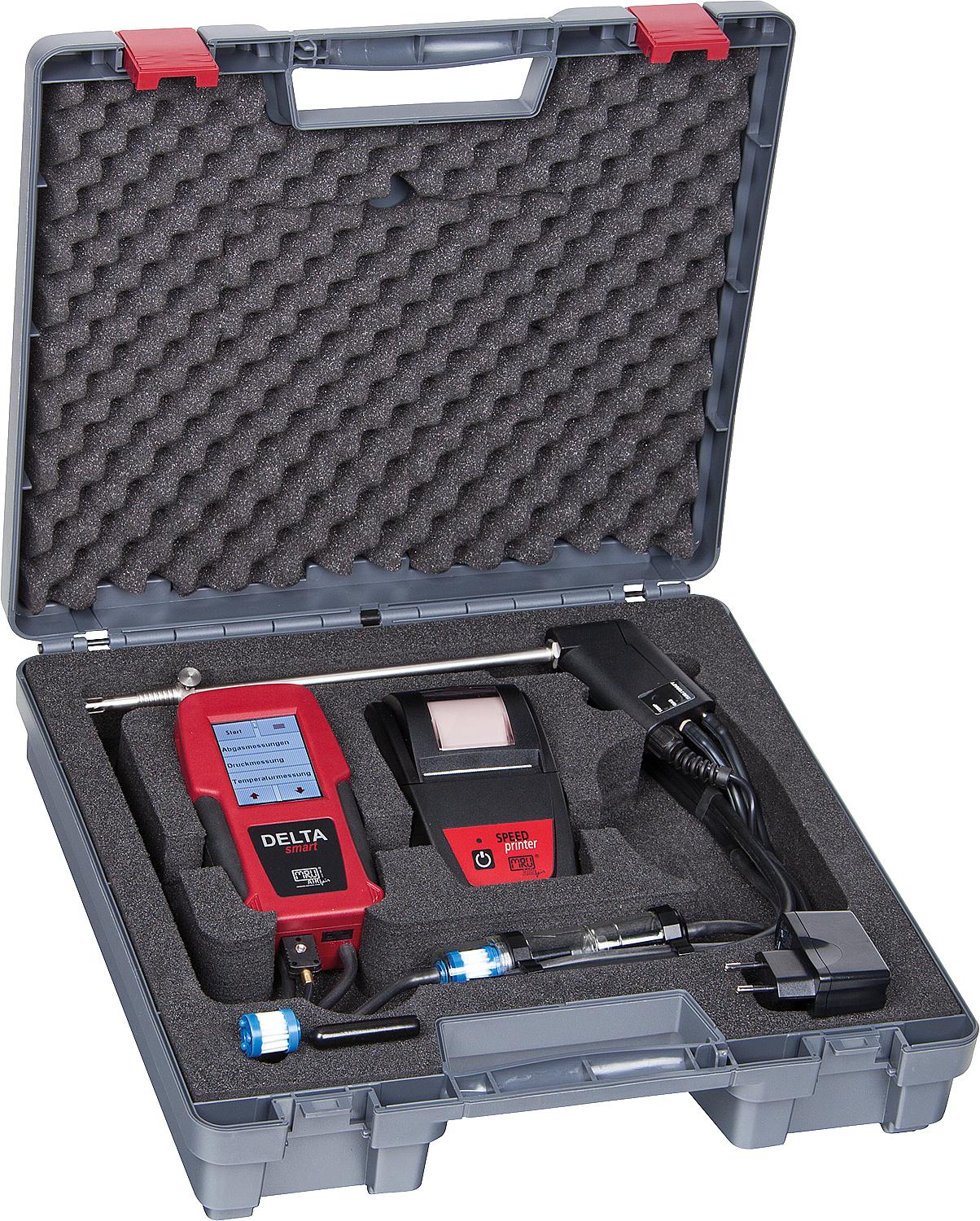 Exhaust gas analyzer DELTASmart B-model set in case