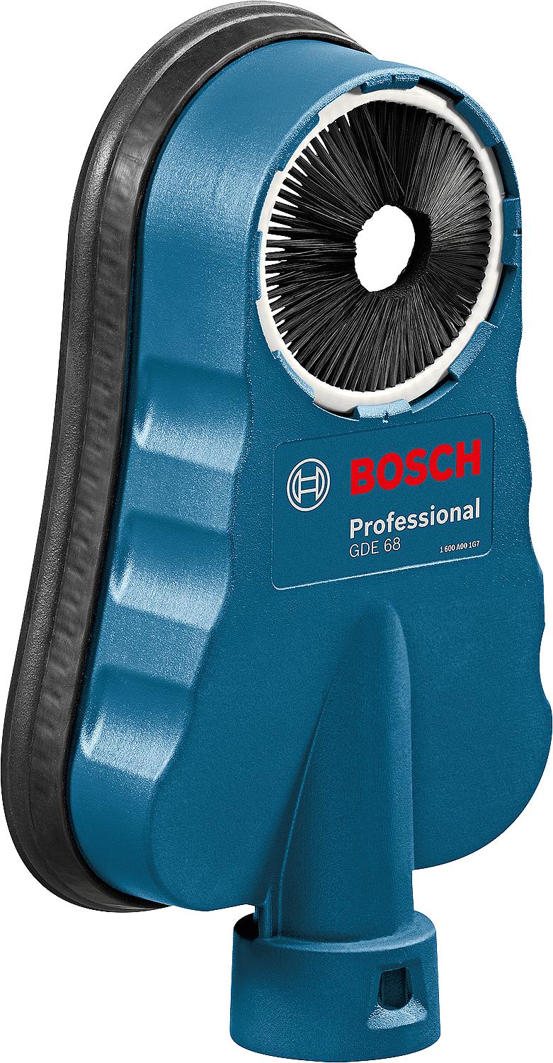 Système d'aspiration des poussières BOSCH GDE 68, compatible avec le GAS 35 M AFC, pour un diamètre maximal de 68 mm.